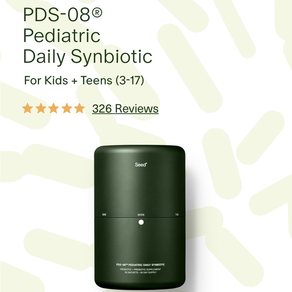 Seed Daily Synbiotic for Kids -new, never opened
